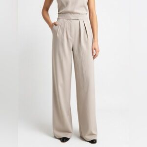 Dynamite Pleated Wide Leg Trouser • As Is•